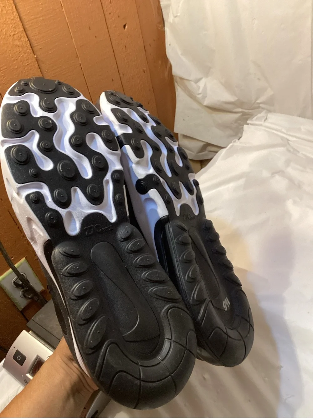 Size 13 - Nike Air Max 270 React Black White